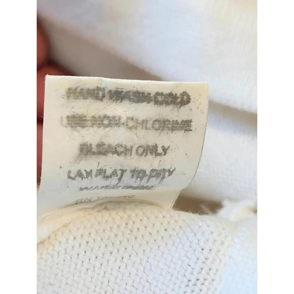 Sogi White Sweater XS 100% Cotton Athleisure Resortwear - Picture 10 of 11